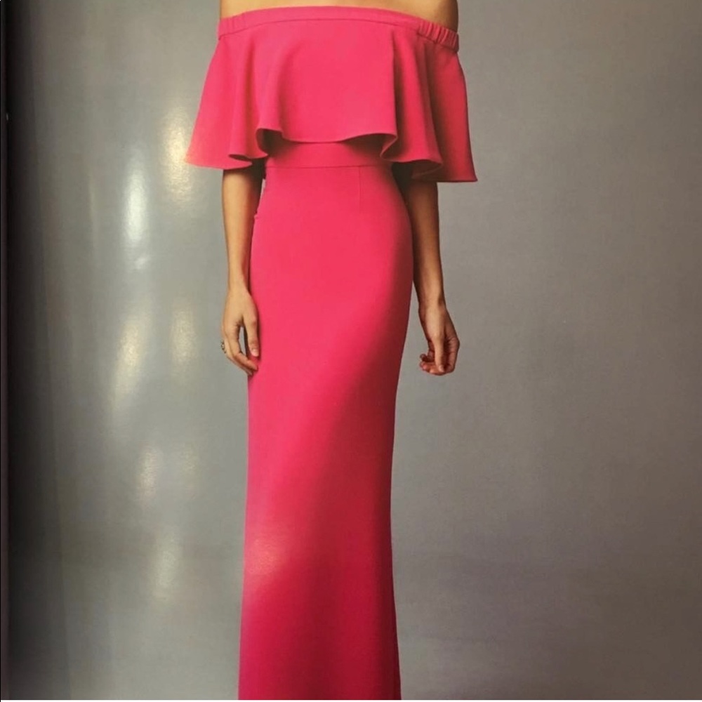 Alberto Makali Off shoulder gown